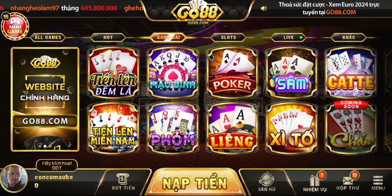 Đôi nét về game bài Go88